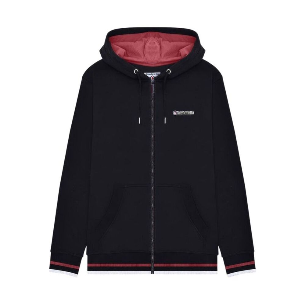 Lambretta Mens  Sweat Jacket / Black